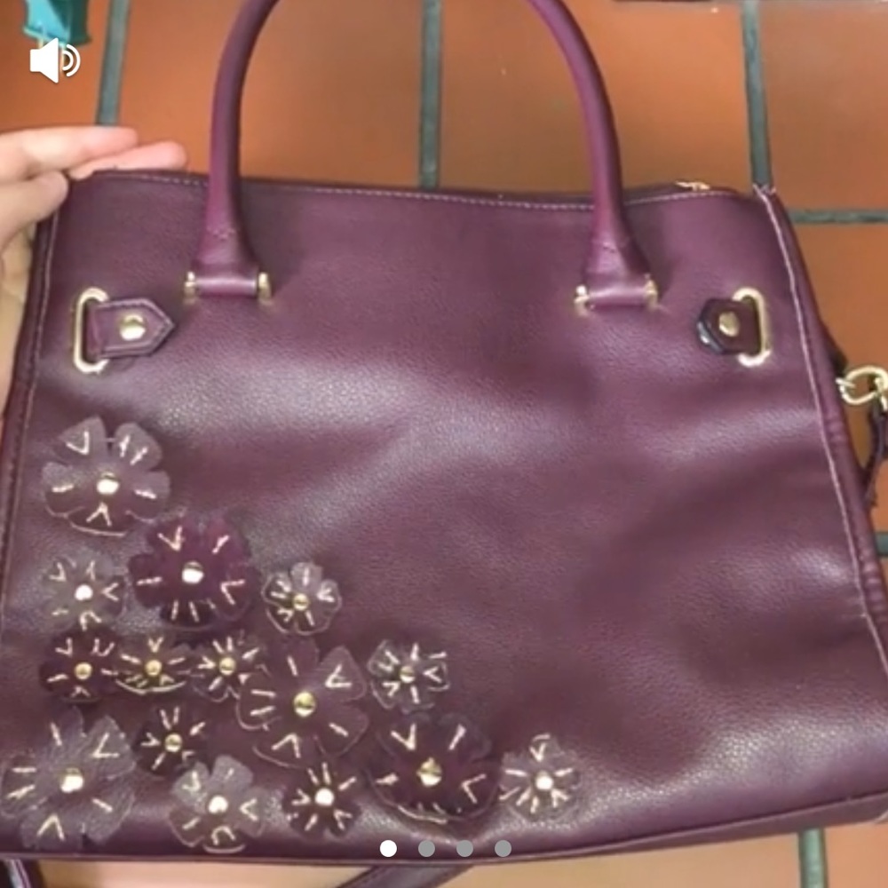 💜BEAUTIFUL DEEP PLUM PURSE 👜💜